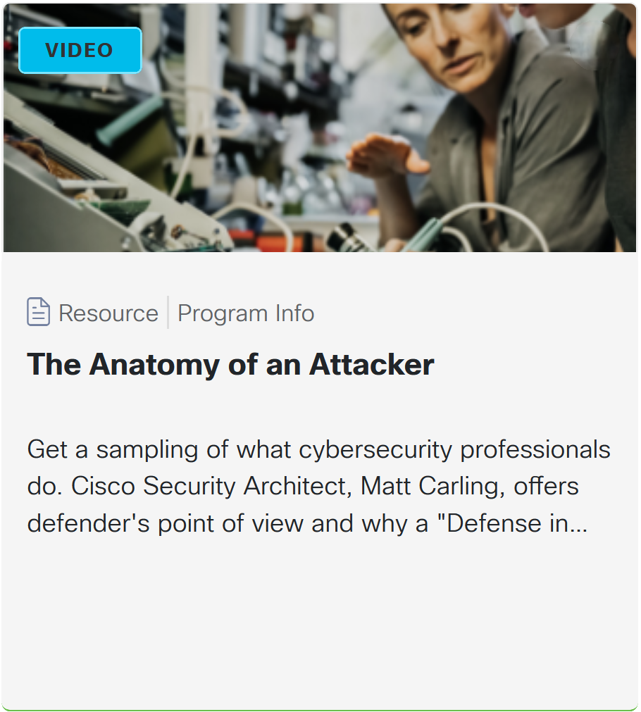 The Anatomy of an Attacker image