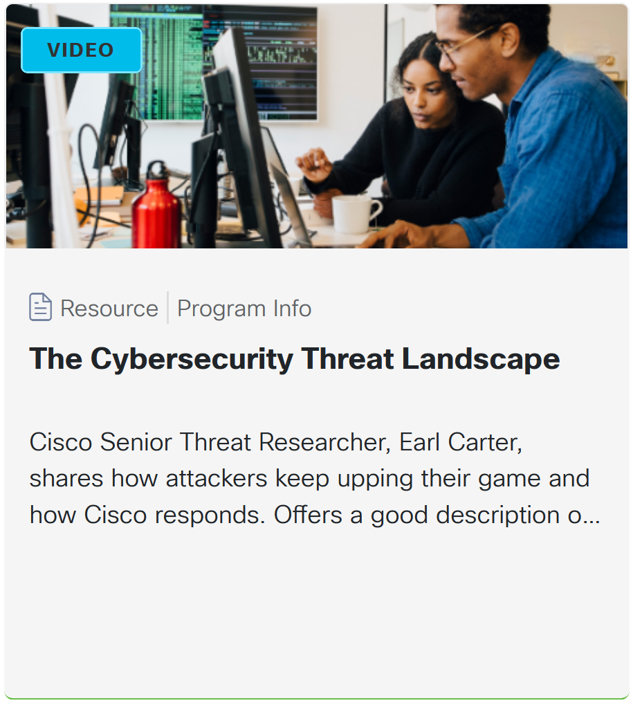The Cybersecurity Threat Landscape image